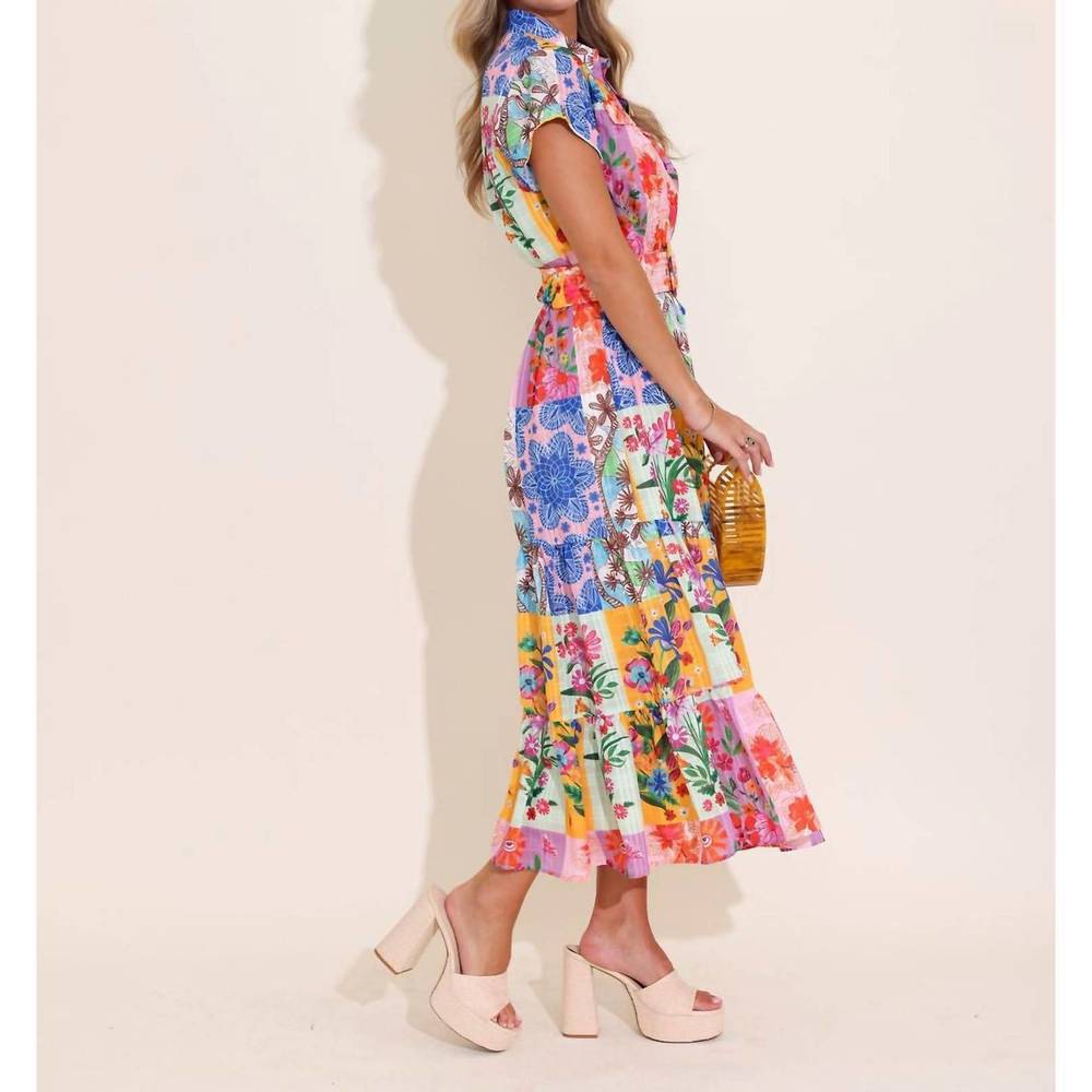 NEW ALDEN ADAIR rachel dress in floral sketch - Picture 2 of 6